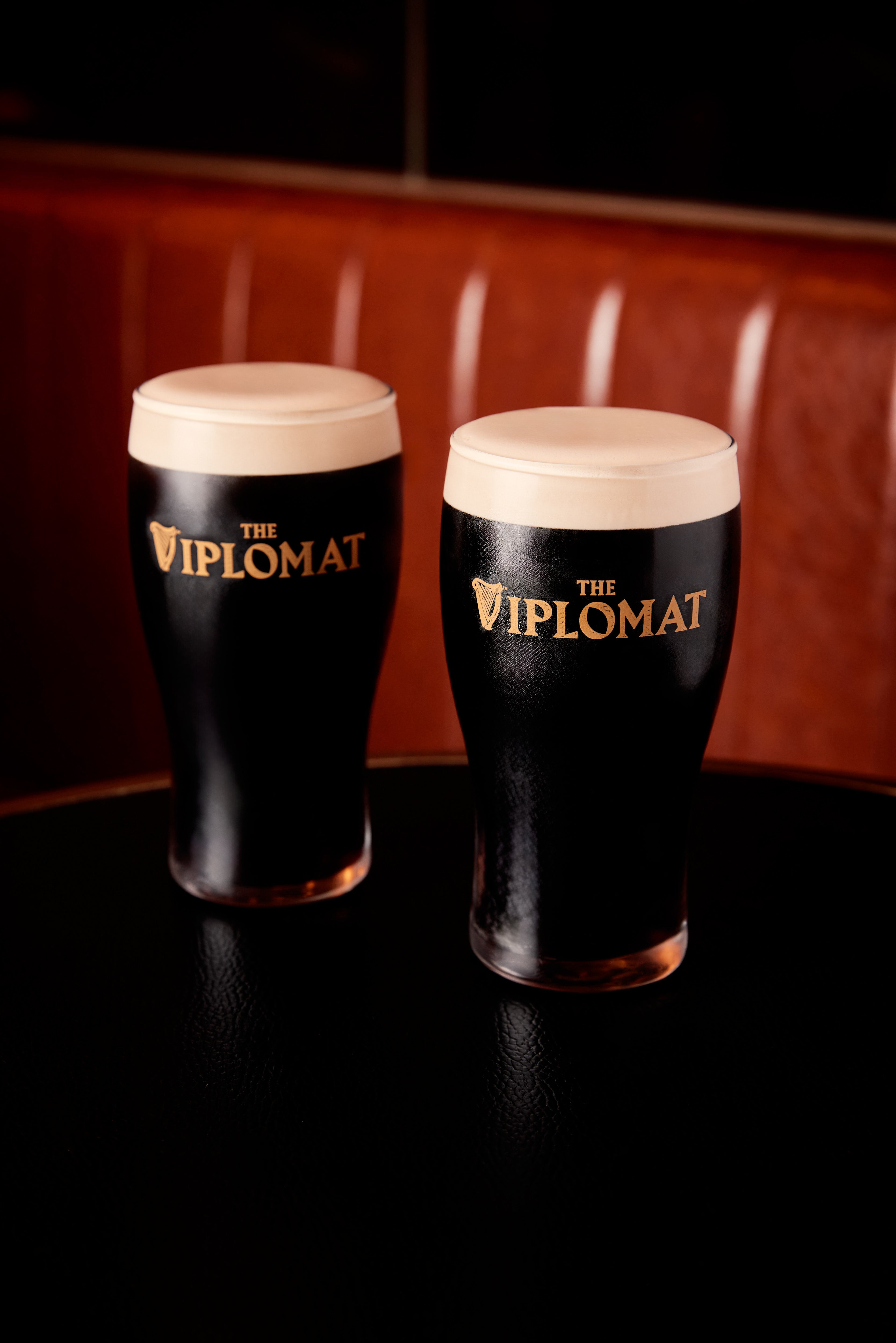 The Diplomat Guinness Glass (Set of 2)